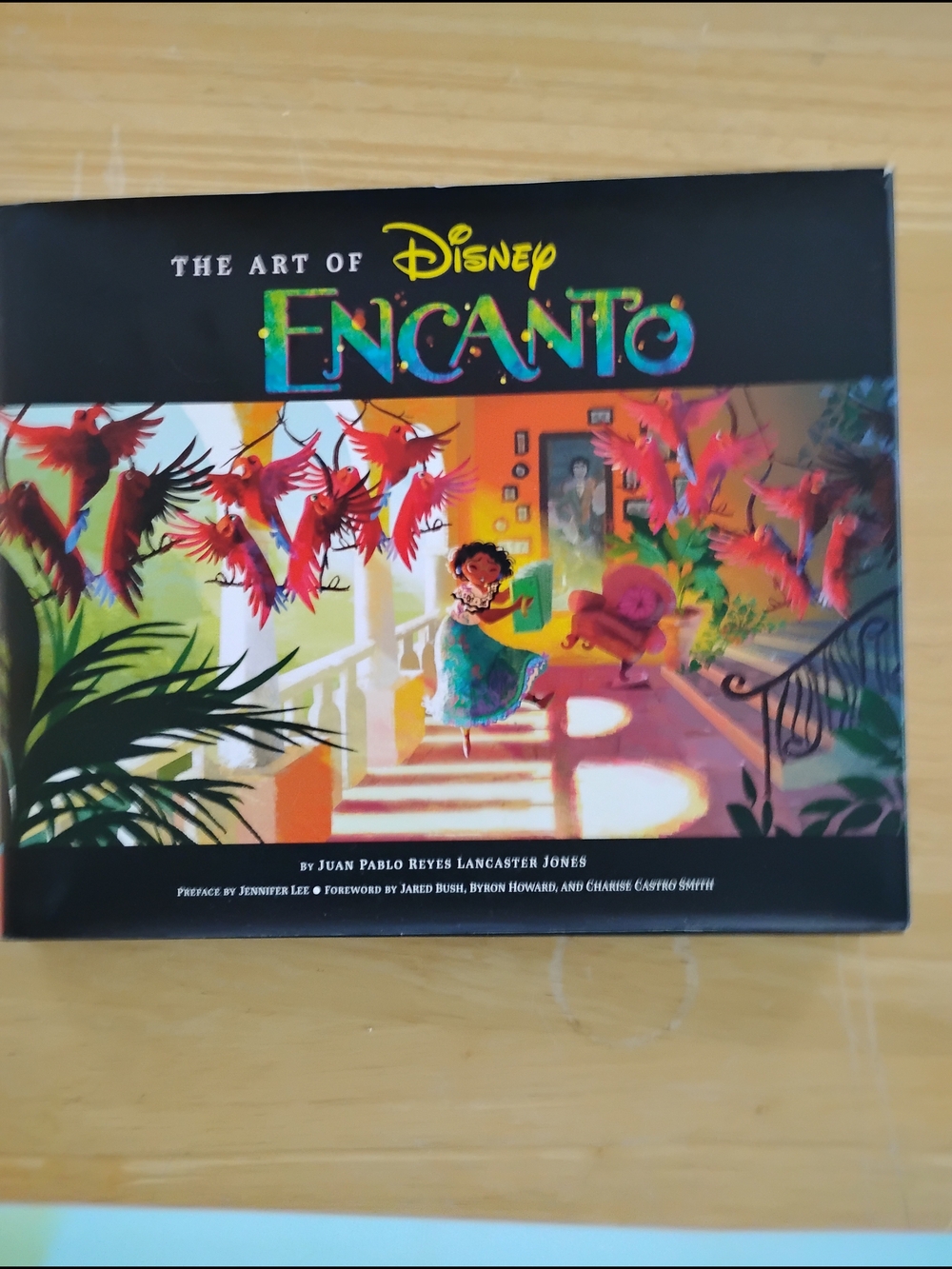 Disney Encanto Hardcover Art Book - Black with Vibrant Multicolor Cover
